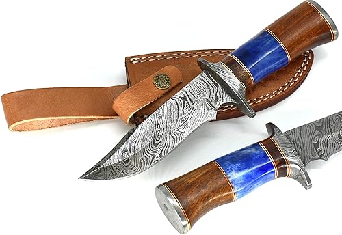 Miniatura 2 de Cuchillo Bowie hecho a mano para la aventura un compañero confiable para tus expediciones al aire libre, liberando el poder del cuchillo de caza de