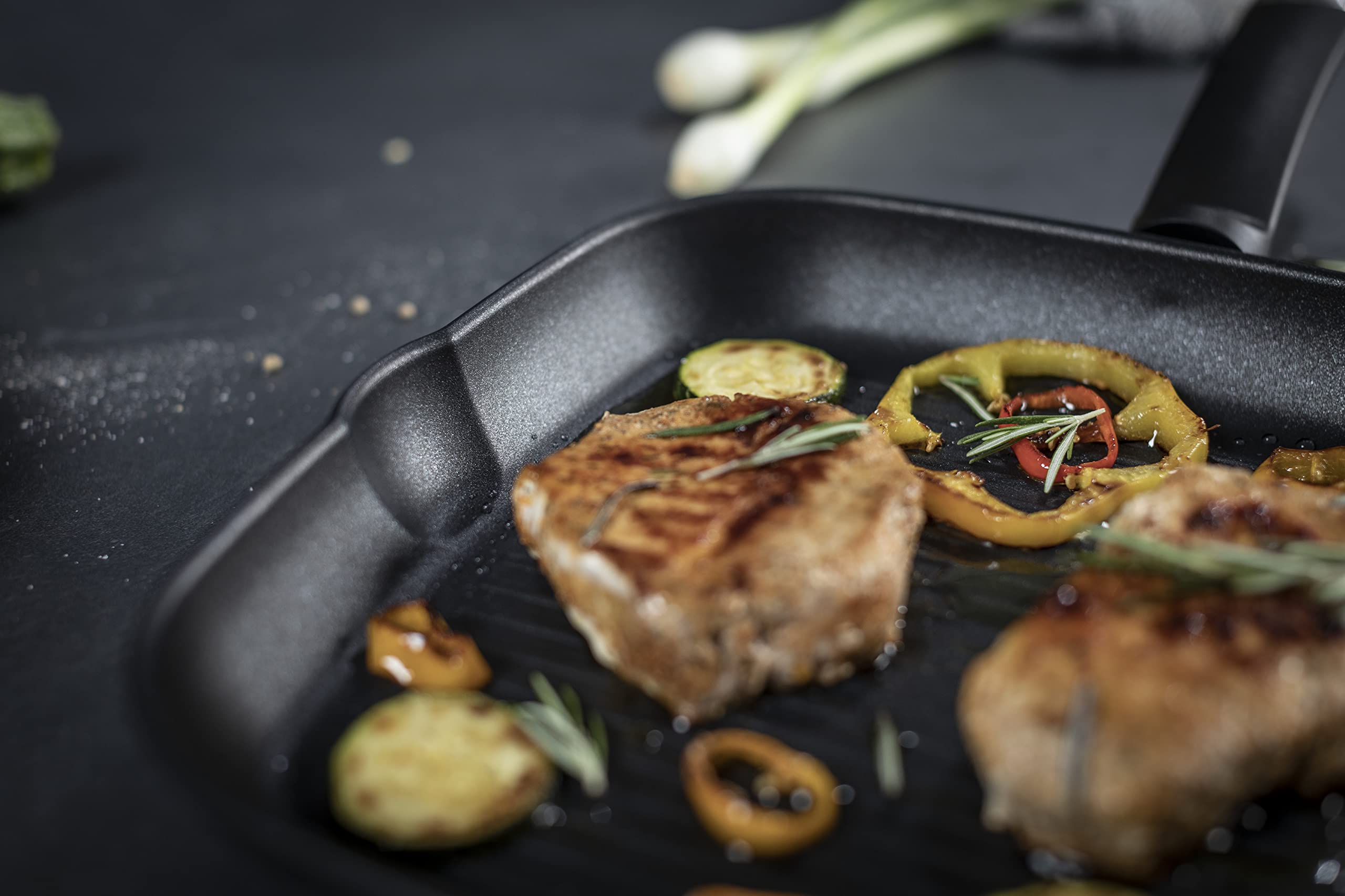 KUHN RIKON Titanio Star Grill - Sartén (28 cm, inducción, aluminio)