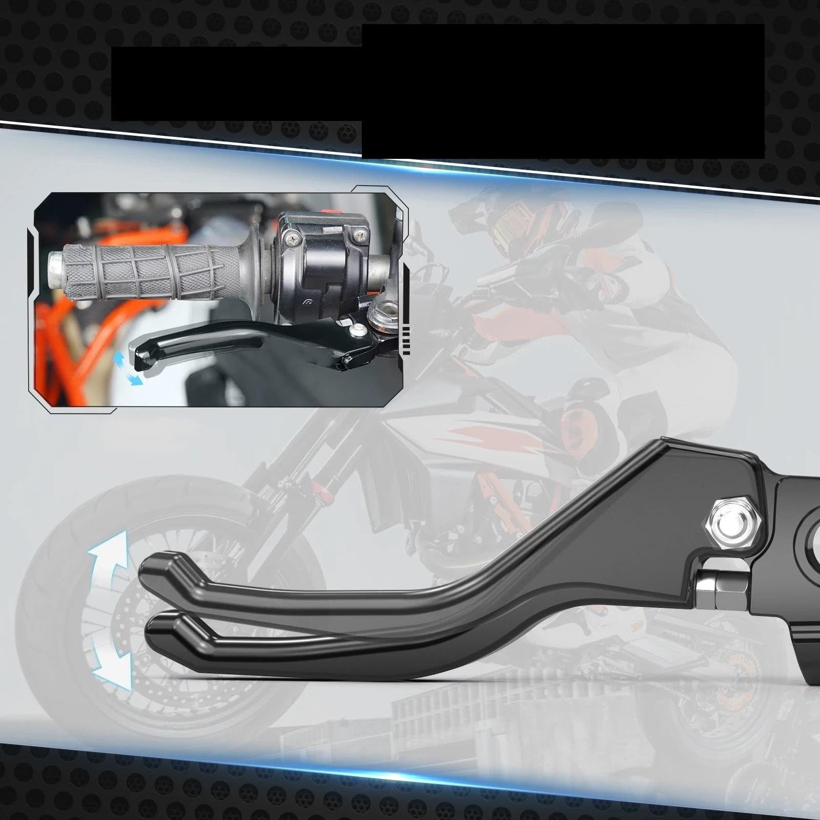 pour Enduro R pour SMC R 2014-2023 Levier Embrayage Frein Shorty pour 701 pour Enduro pour Supermoto 2016-2023 pour GasGas 700 SM ES 22-23 Frein Embrayage Leviers d'embrayage Frein(Set)
