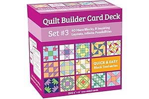 Quilt Builder Card Deck #3: 40 More Blocks, 8 Inspiring Layouts, Infinite Possibilities