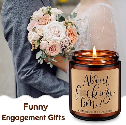 Miniatura 4 de Miracu Vela, Regalos de compromiso para parejas recién comprometidas, regalos de compromiso felices para mujeres y hombres, regalos finalmente