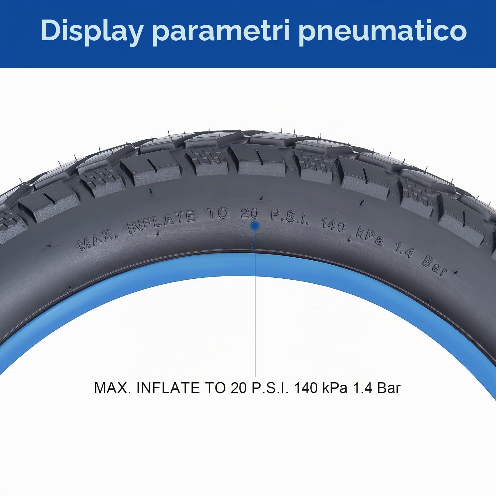 26x4.0 Fat pneumatico 26 pollici, 26x4 pneumatico 102-559 Bicicletta pneumatico pieghevole adatto per 26x3.80 26x4.0 e-bike/città/montagna/strada bicicletta pneumatic (Uno)