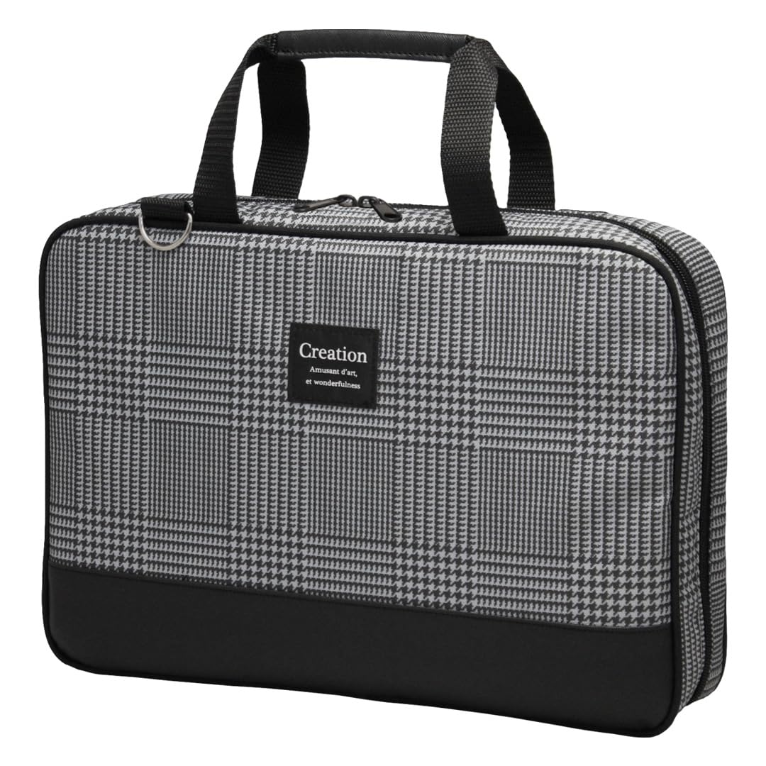 Japanese Calligraphy Brush Set with Glen Check Bag