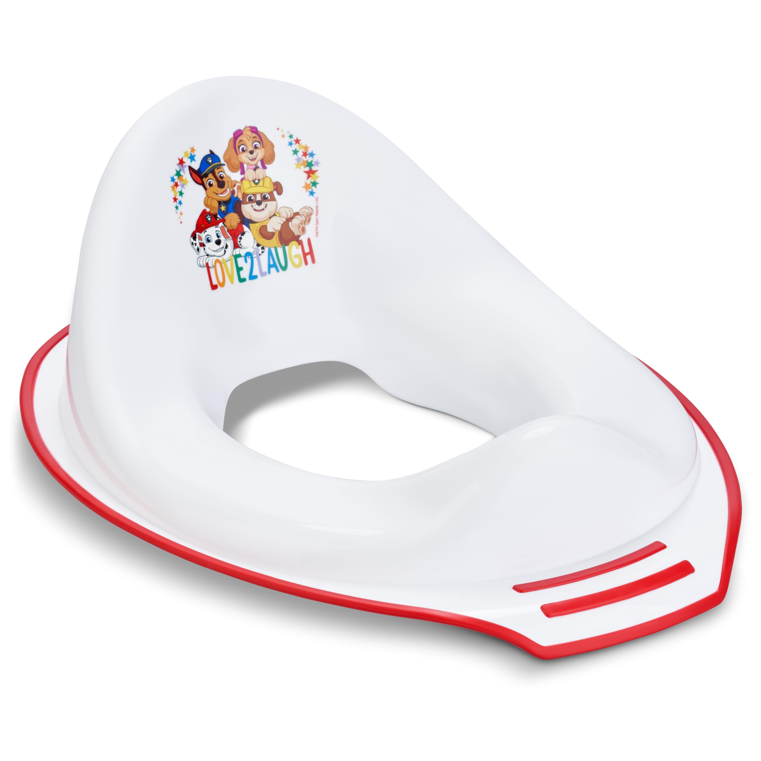 Paw Patrol Toilet Training Range, Portable, Easy Cleaning Anti Stick Lightweight Toddler, White/Red (Paw Patrol Trainer Seat)