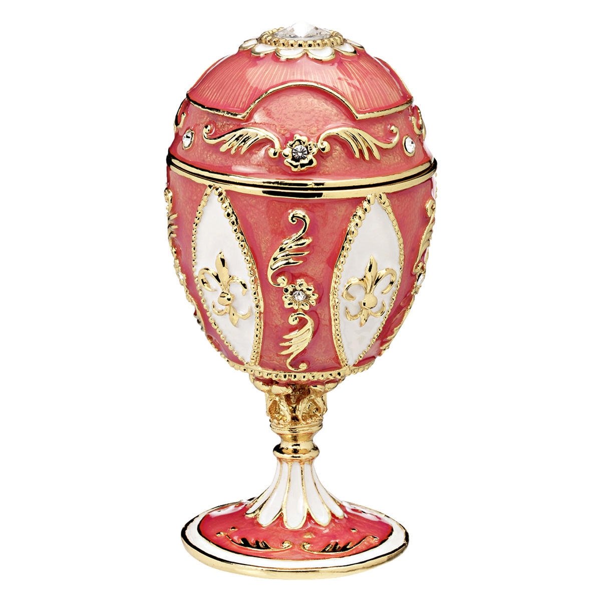 Design Toscano Royal French Romanov-Style Enameled Egg Collection: Rose Egg