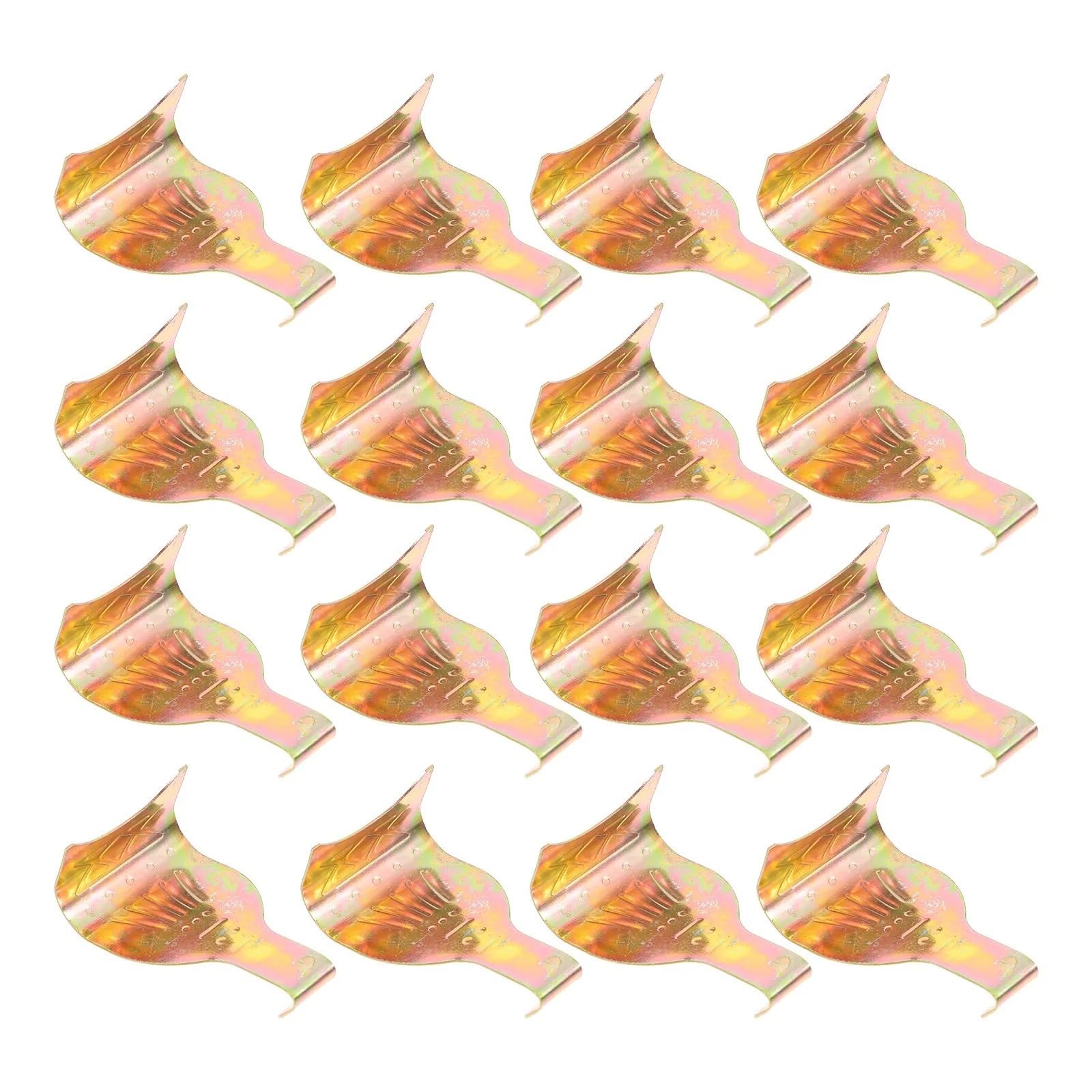 Picture Rail Hooks 100Pcs Metal Picture Frame Corner Fasteners 90 Degree Angle Clamps Rustproof Durable for Oil Painting Frames Rail Hanging for Pictures Frames Gallery Pictures Billboards