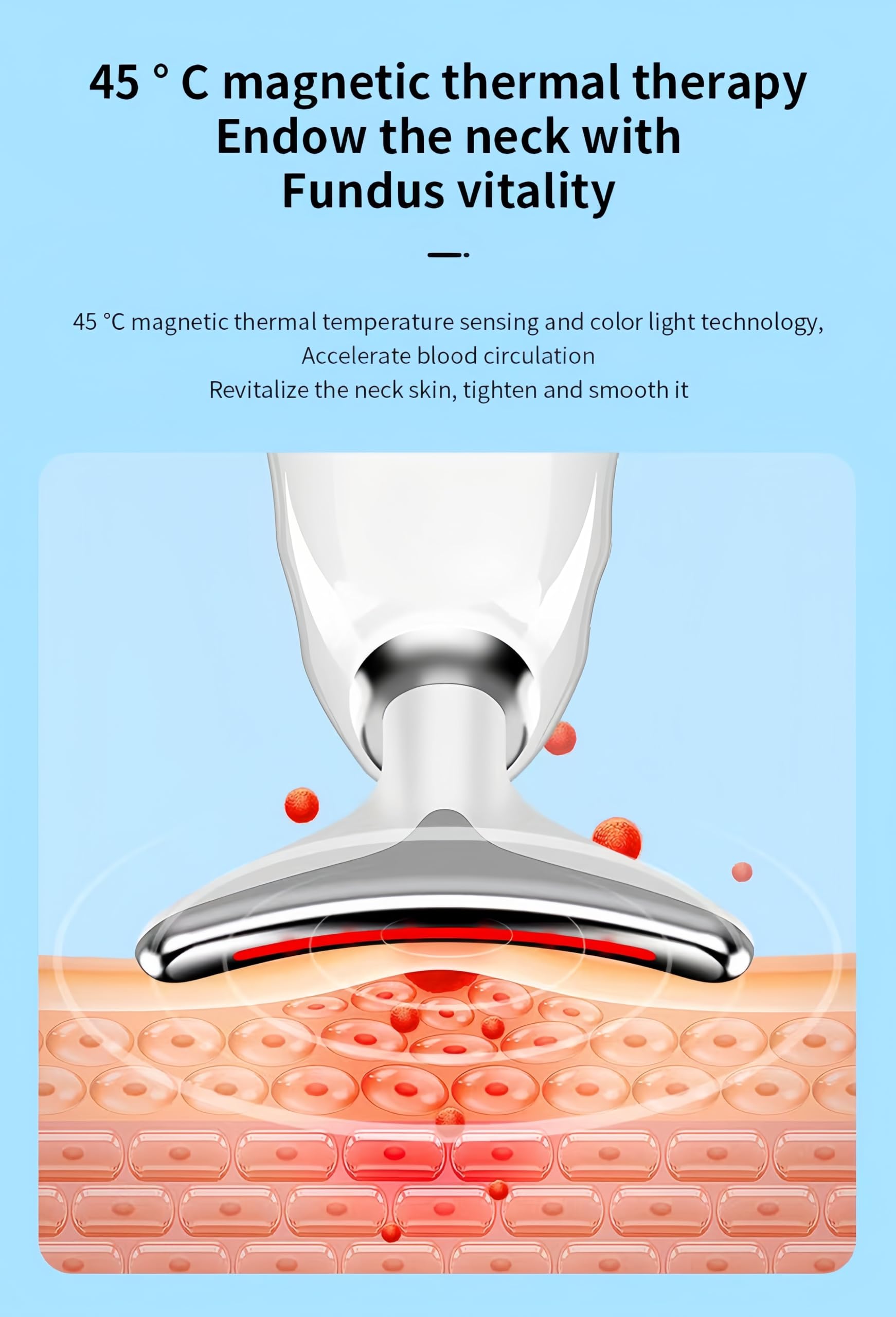 Oreni Sculptura Gesichtsmassagegerät, V-Shape Massagegerät mit Wärmefunktion, Lifting & Gesichtsstraffung, Gua Sha Gerät für Hautpflege, Gesichtspflege, Anti-Aging, Faltenreduktion