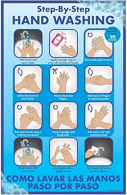 DayMark Safety Systems - IT119531 Hand Washing Steps Laminated Poster 11