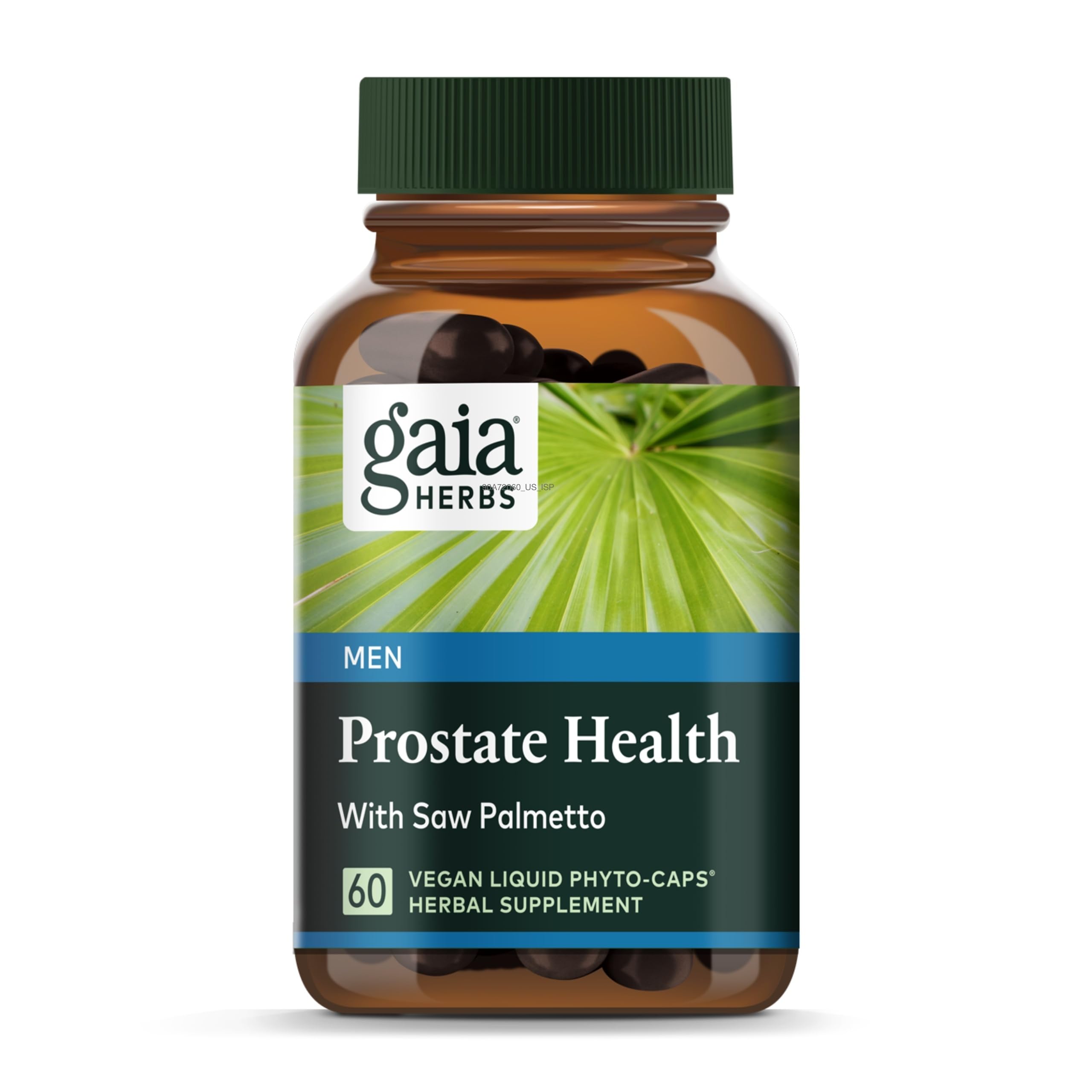 Gaia Herbs Prostate Health - Supports Prostate Health and Function for Men - with Saw Palmetto, Green Tea, Nettle Root, and White Sage - 60 Vegan Liquid Phyto-Capsules (20-Day Supply) 60 capsules