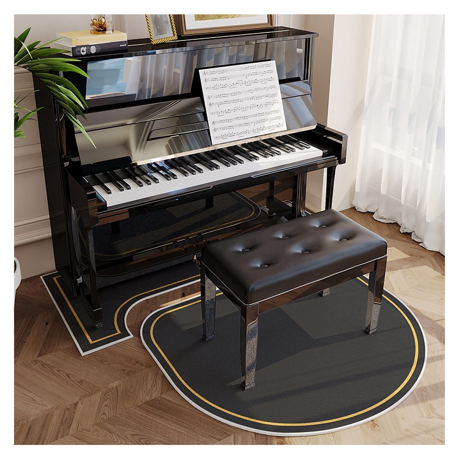 Tapis pour piano droit antidérapant insonorisant SoundUpright 110cm