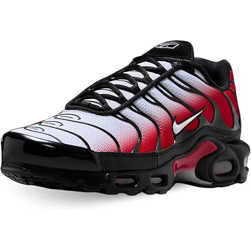 Nike Air Max Plus Men's Shoes (DM0032-017, Pure Platinum/University Red/Black/White)