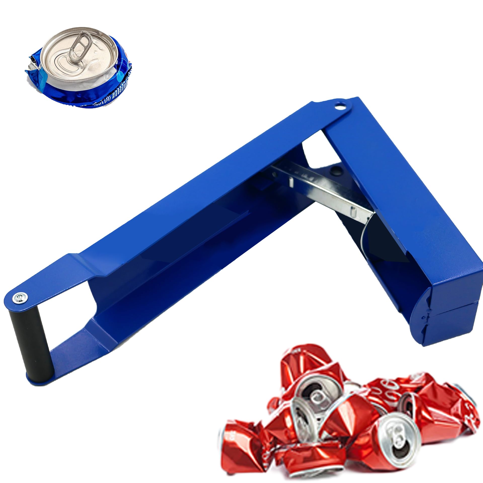 Broyeur de canettes 12/16 oz pliable pour éliminer le désordre des boissons