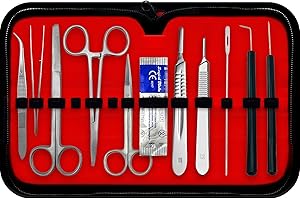 30-Piece Advanced Dissection Tool Kit for Medical and Veterinary Use