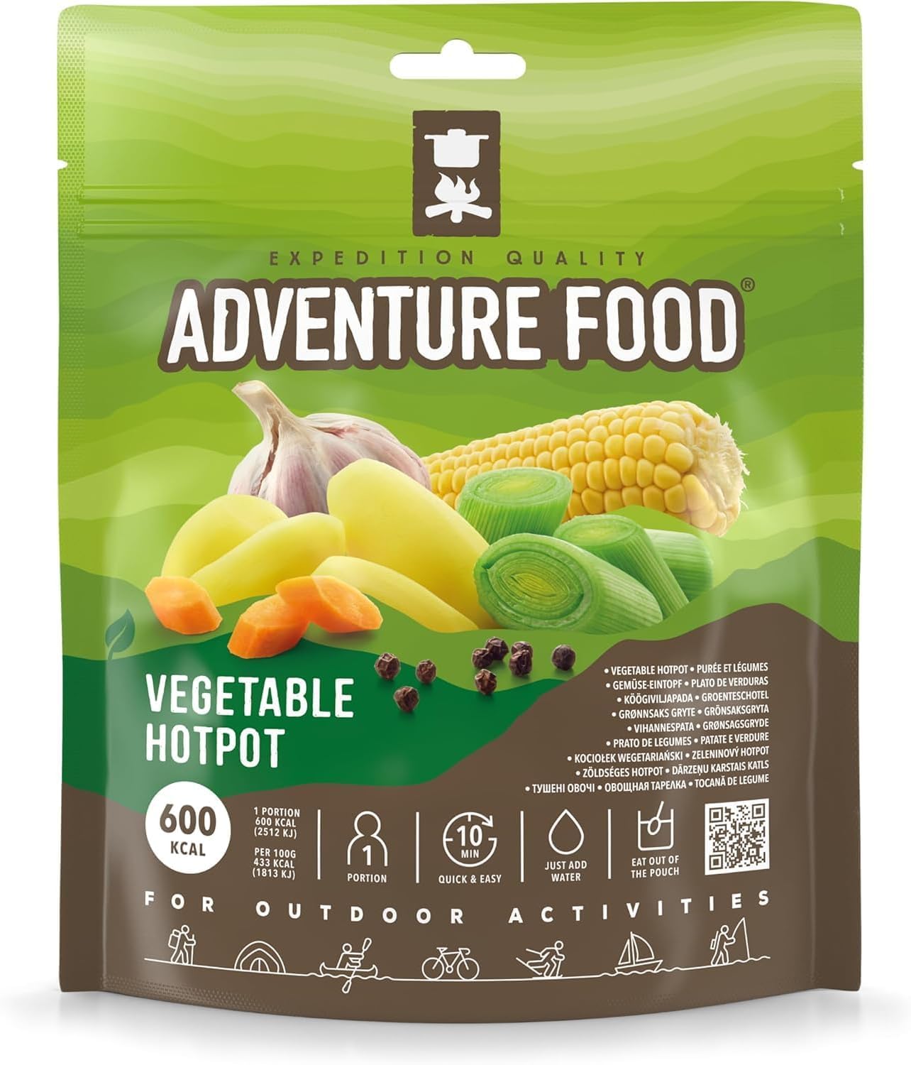 Adventure Food - Puree and Vegetables - Freeze Dried Meal - Expedition Quality