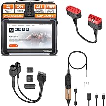 THINKCAR Thinkscan 672 Bidirectional Scan Tool&OBD2 Extension Cable& FCA SGW Connector&TES102 Endoscope,All System 28 Reset,Active Test,CANFD, Free Lifetime Upgrade