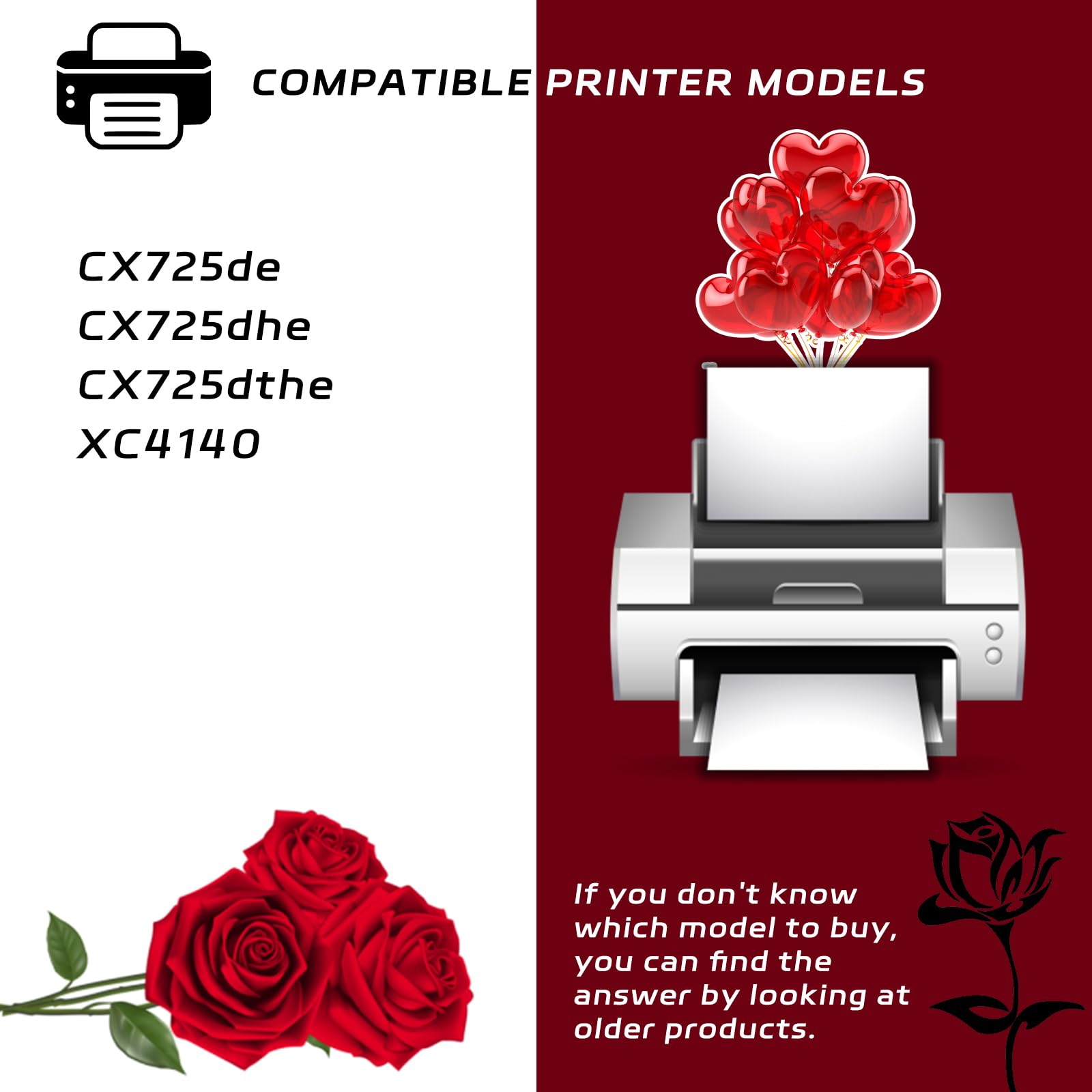 40X9929 Transfer Belt Unit Compatible for Lexmark CX725de CX725dhe CX725dthe XC4140 Printers, with Chip, High Yield 250000 Pages, Clear Printing (1 Set)
