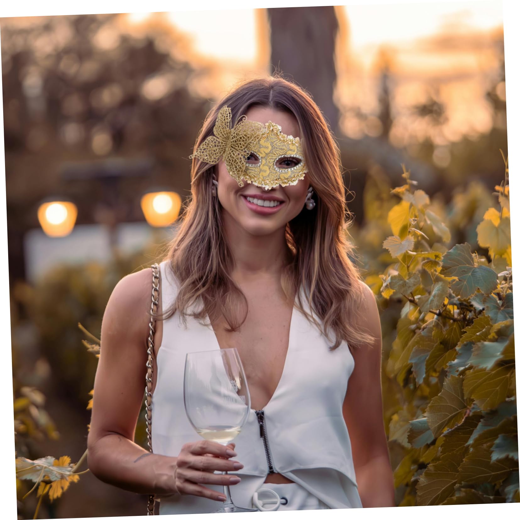 Healeved 5 Pezzi Maschera per Masquerade Design e Leggero Accessorio Versatile per Halloween e Festivi Adatta Comfort Assicurato
