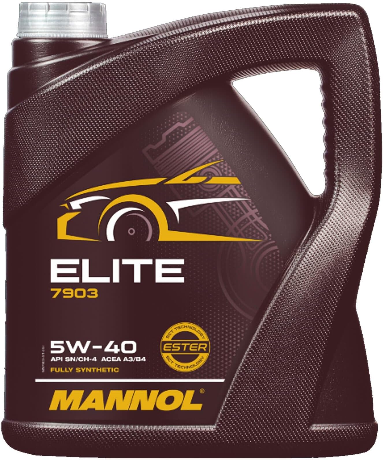 Mannol 5 Litres Elite 5W-40 Engine Oil 7903 ACEA A3/B4 Universal Ester Technology