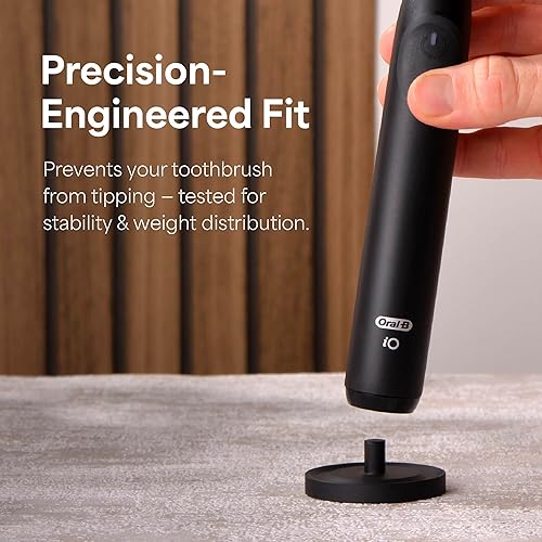 Miniatura 2 de Relsy Black Oral-B Compatible Electric Toothbrush Holder for Bathroom, Aluminum Oral B Toothbrush Holder with Hygienic Drip Capture Stops Toppling