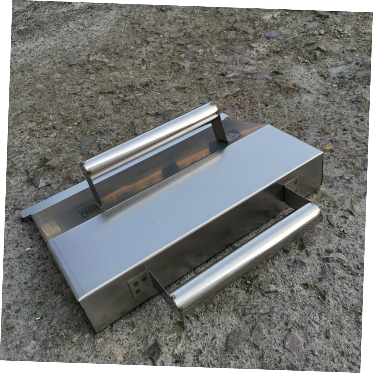 BESTonZON Cazzuola Per Cemento Strumento Di Finitura Per Calcestruzzo Utensile Per Bordatura Del Cemento Spatola Per Polvere Da Muro Utensili Manuali Per Muratore