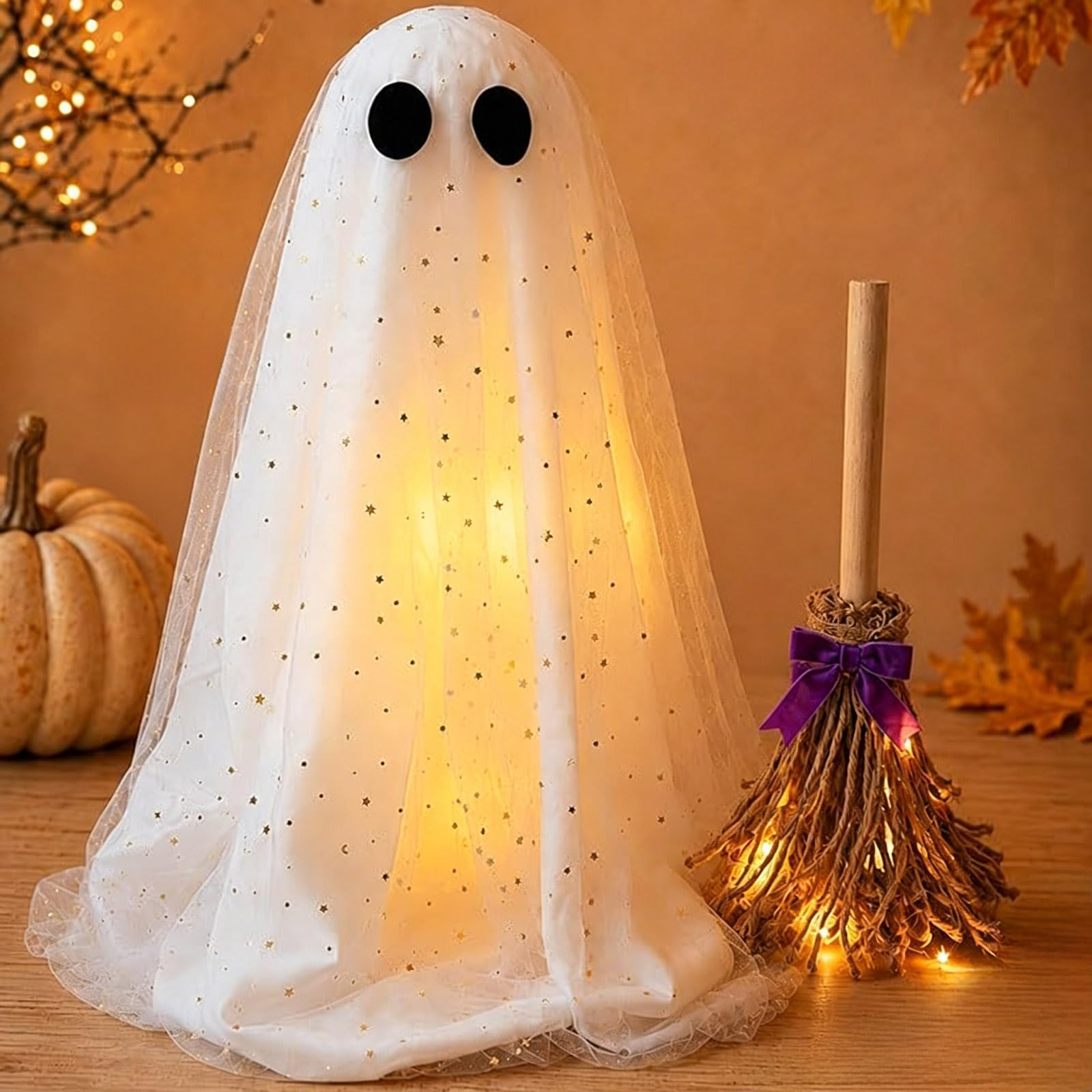 Set di bacchette di Halloween Decorazione da tavolo estetica in peluche ricamato Accessori per feste e fotografia Articolo per la casa e le vacanze Tavolo Unghie (One Size)