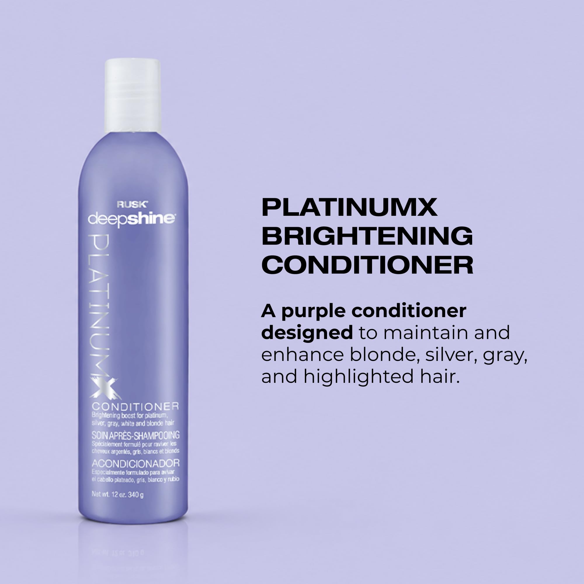 Amazon.com: RUSK Deepshine PlatinumX Conditioner, Eliminates