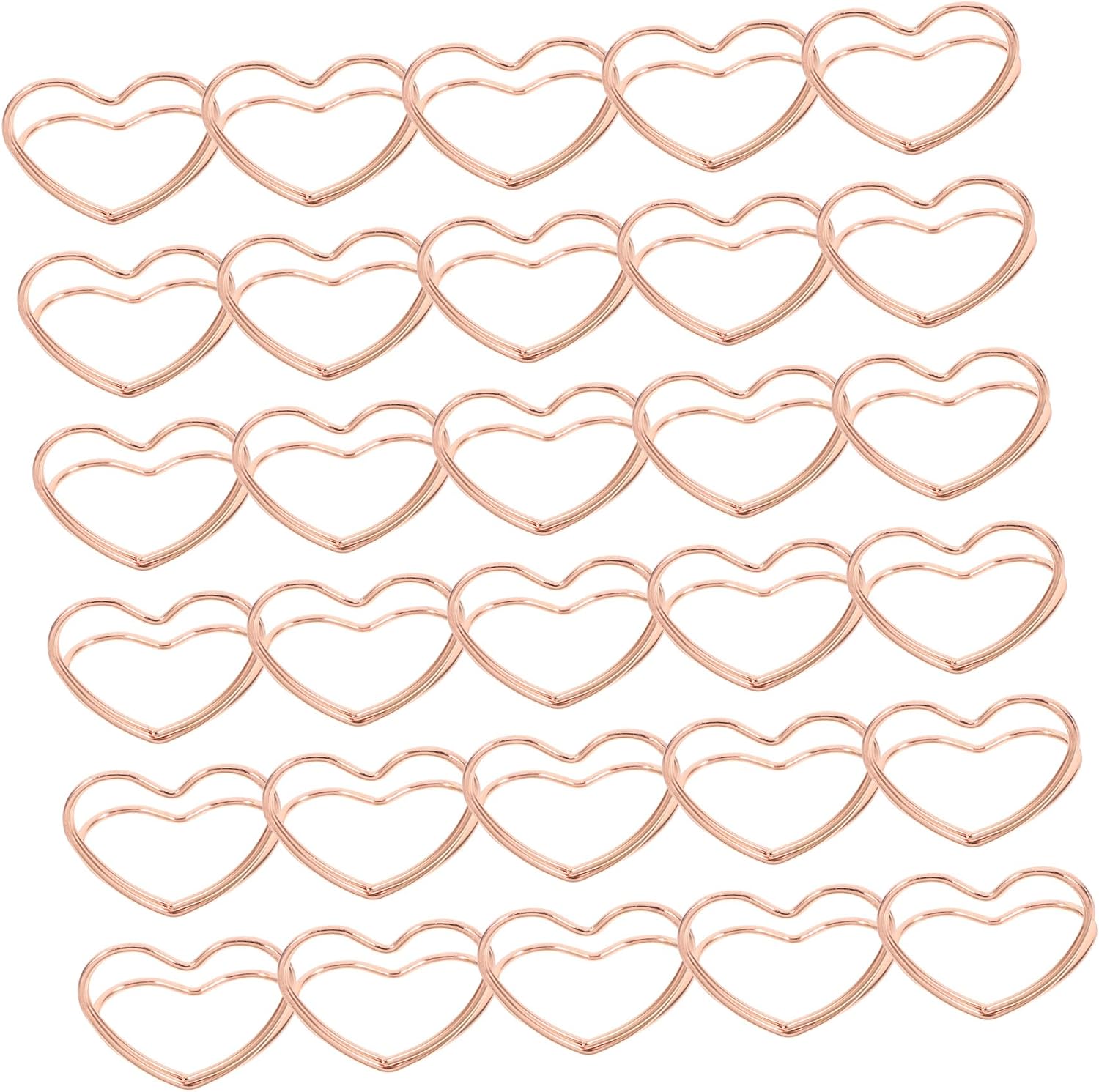 50Pcs Heart Shaped Table Card Holders Elegant Place Card Clips for Weddings Menus and Photos Sturdy Design for Versatile Tabletop Use Charming Finish