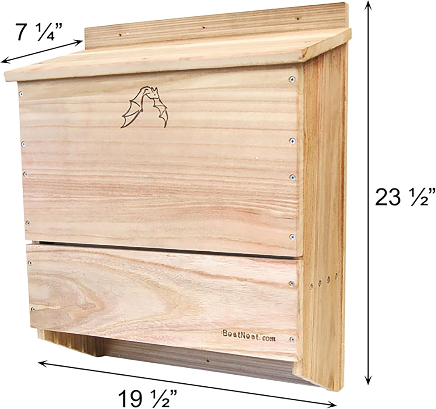 BestNest Five-Celled Bat House Kit with Pole, 500 Bats