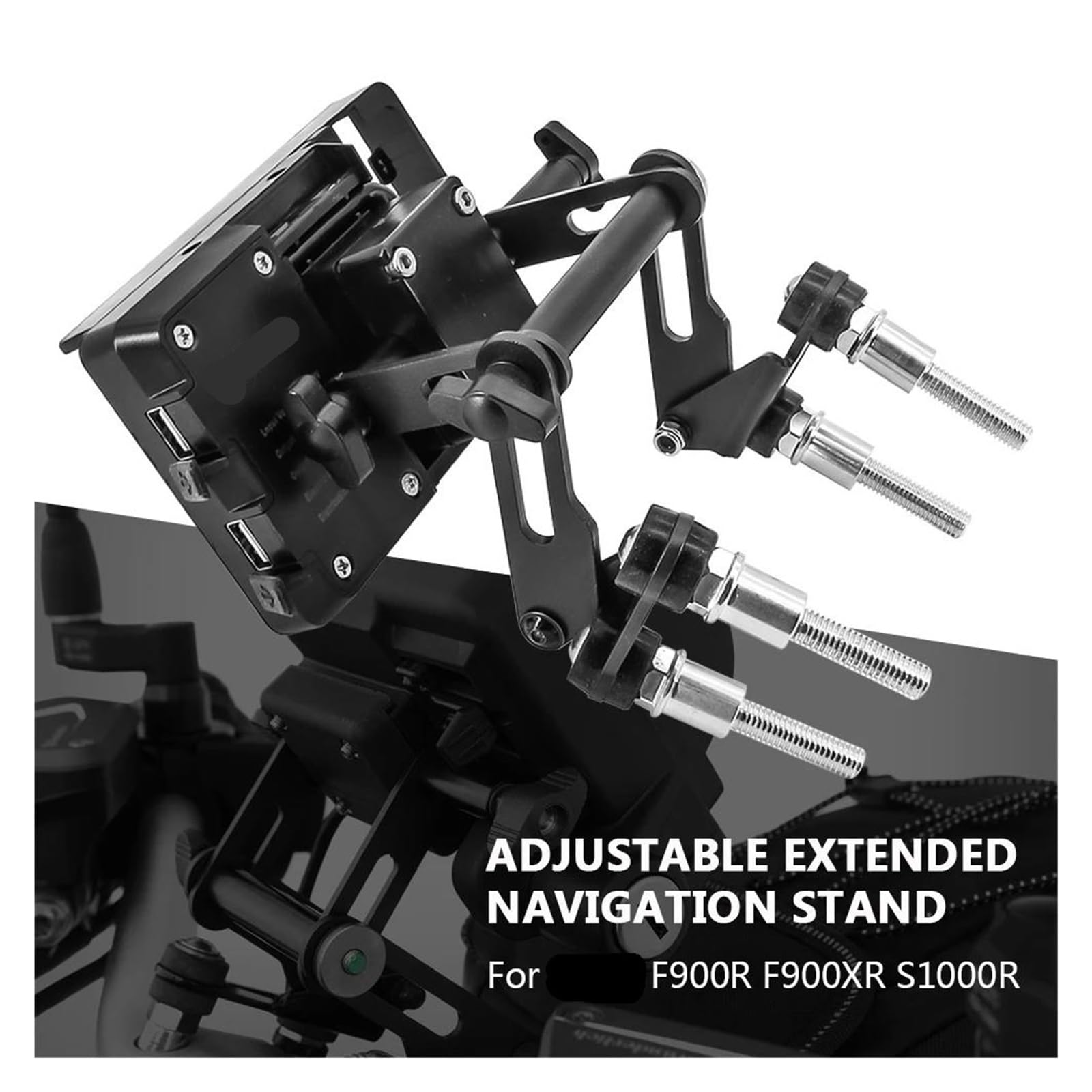 Supporto Regolabile Estensibile Per Per Telefono Cellulare E Navigatore GPS Per Moto Per F900R F900XR S1000R F900 X R(Set B)