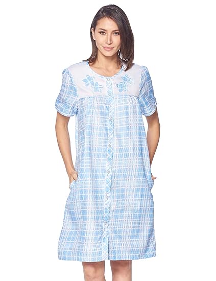 Snap front house dress Clearance