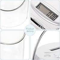 Vista 2 de ibasenice Alcancía de ahorro de monedas con visualización de números para caja de dinero para niños