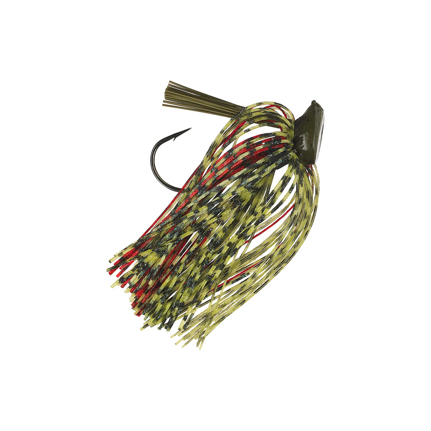 BUCKEYE LURES 1/4 Oz Flat Top Finesse Jig with Premium Skirting & Rubber Skirt Collar | Durable Versatile Fishing Bait