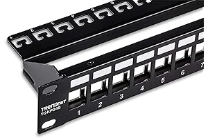 TRENDnet 24-Port Unloaded 1U Patch Panel
