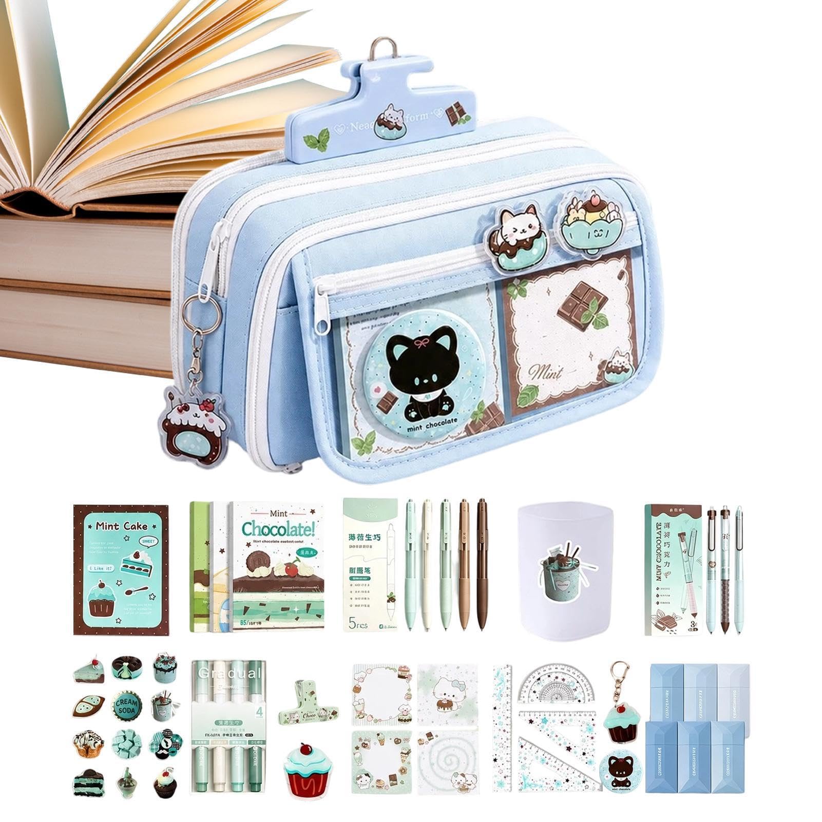 Kit de Papeterie Scolaire Ensemble De Papeterie Scolaire Avec Trousse Pour