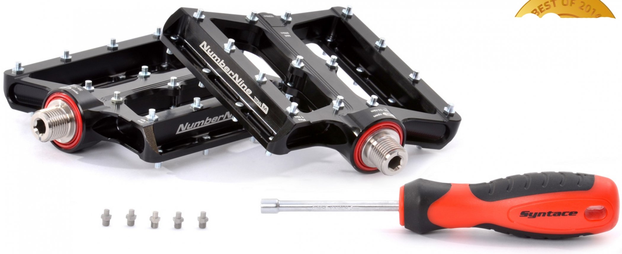 Syntace NumberNine2 Titanium Pedals black cnc-finisch Size S 2018 Dirt Bike Pedals, Pedals