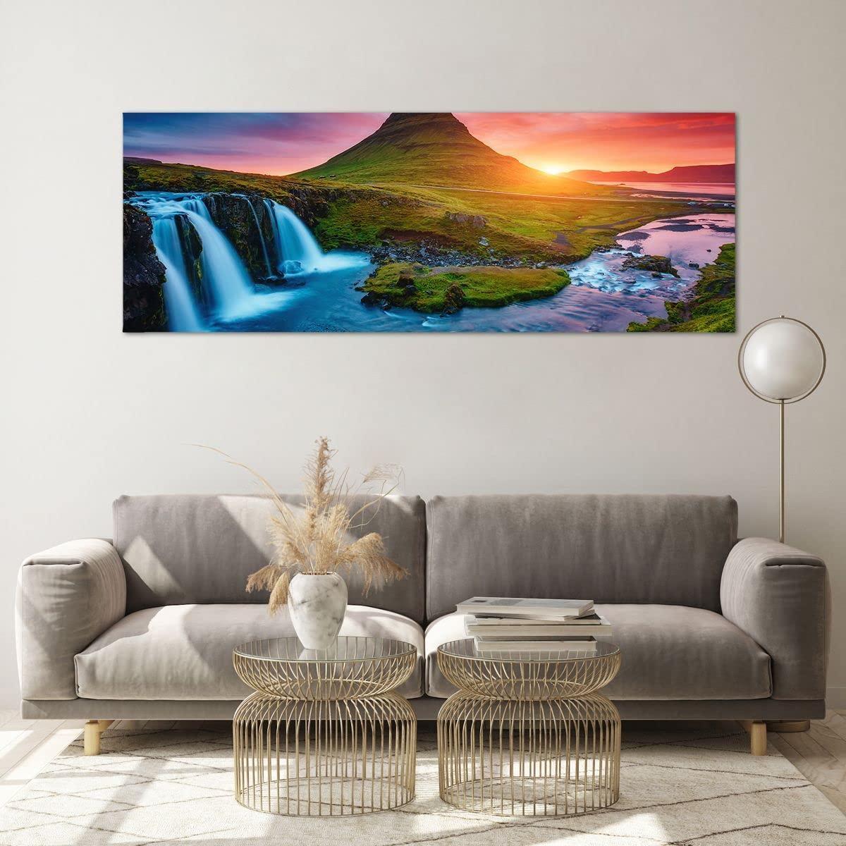 ARTTOR Impression sur Verre Moderne 140x50cm Paysages Nature - 2963