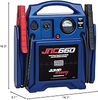Vista 7 de Clore Automotive Jump-N-Carry JNC660 Arrancador de Salto de 1700 Amperios Pico 12 Voltios, Azul