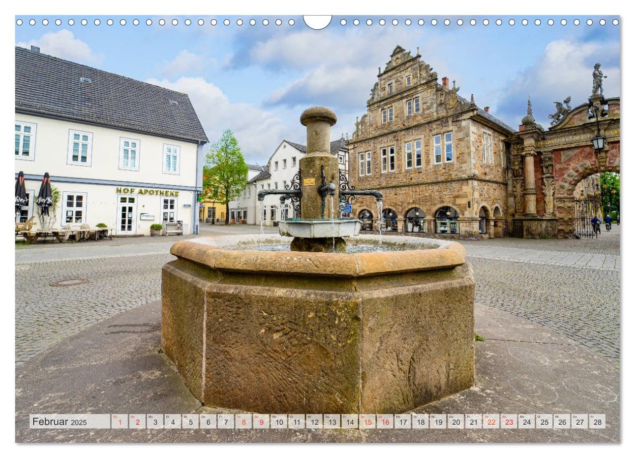 Bückeburg Impressionen (Wandkalender 2025 DIN A3 quer), CALVENDO Monatskalender: Ein fotografischer Rundgang durch das schöne Bückeburg (CALVENDO Orte)