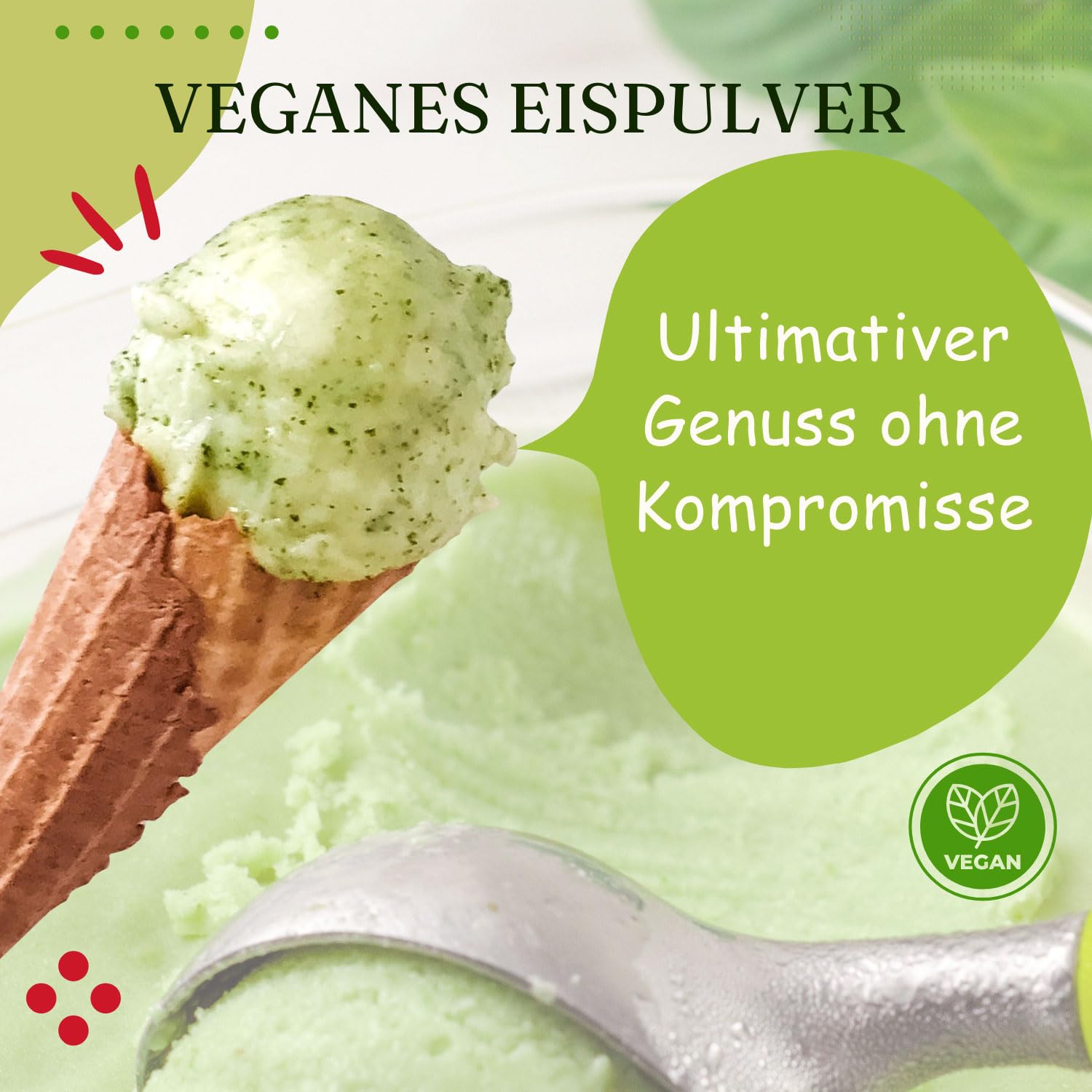 Gino Gelati Joghurt Mascarpone Veganes Eis Pulver 10 Kg Zucker-, laktosefrei, schnelle und einfache Zubereitung, mit natürlichem Aroma, Eispulver für Veganer geeignet, GMO-Frei
