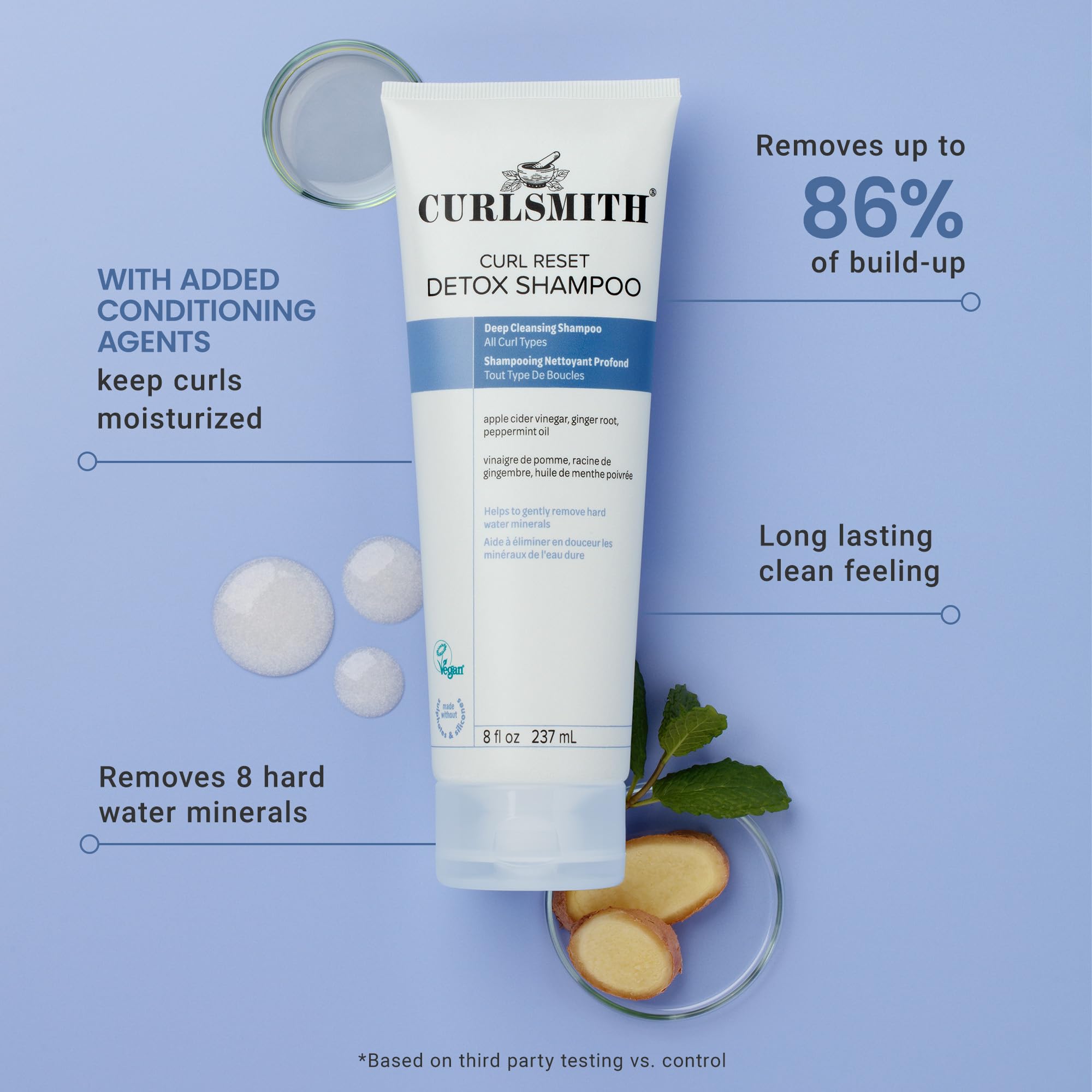 CURLSMITH Detox Shampoo - Clarifying Hair Cleanser