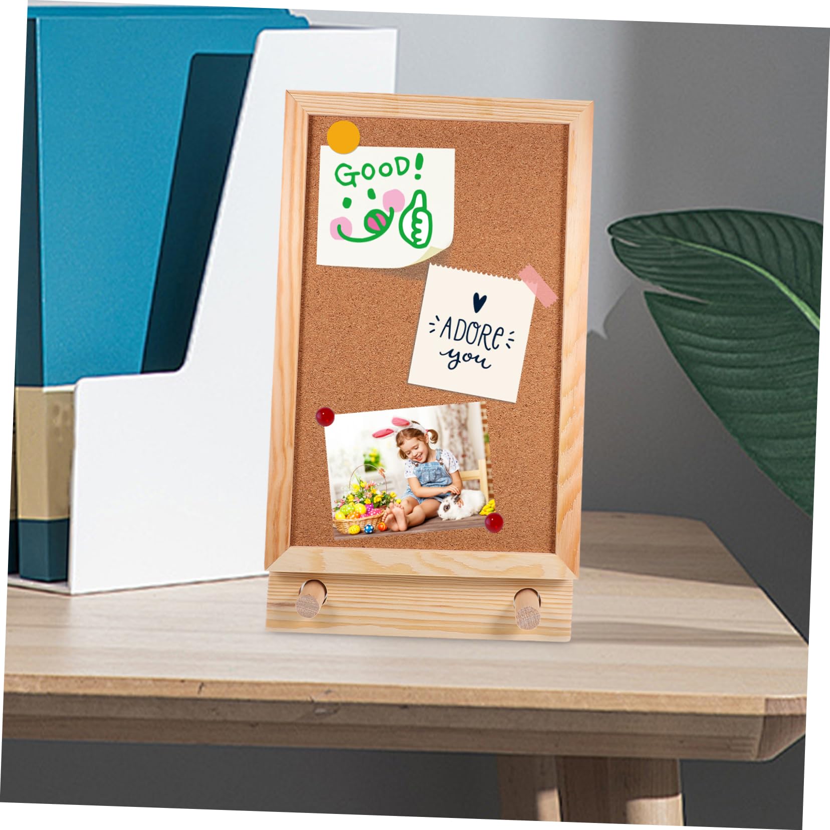Gadpiparty Bacheca in Sughero Bacheca Tavolo Decorativa Promemoria Per Casa e Ufficio Leggera e Resistente Per Appunti e Messaggi
