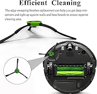 Vista 4 de 6 Pack de cepillos laterales de repuesto compatibles con iRobot Roomba i & j & e Series Todos los modelos, accesorios de cepillos de barrido