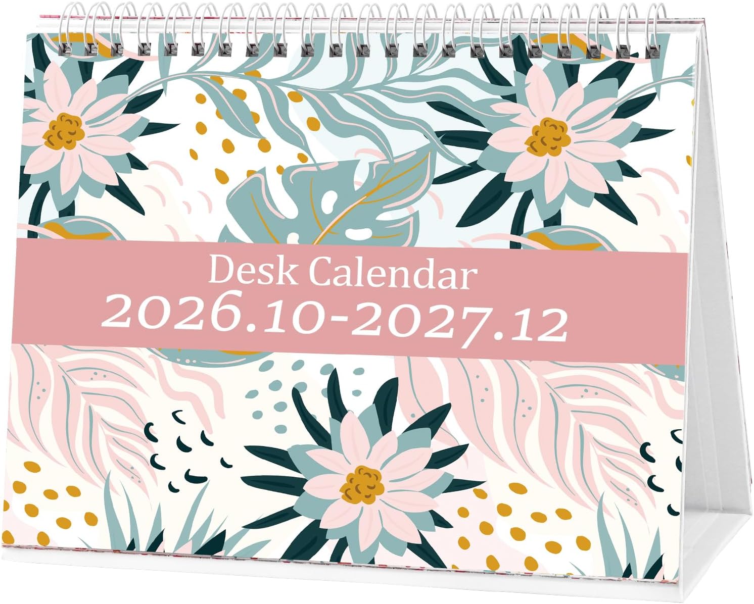 Koncci Desk Calendar 2026-2027, 15 Months from Oct. 2026 to Dec. 2027