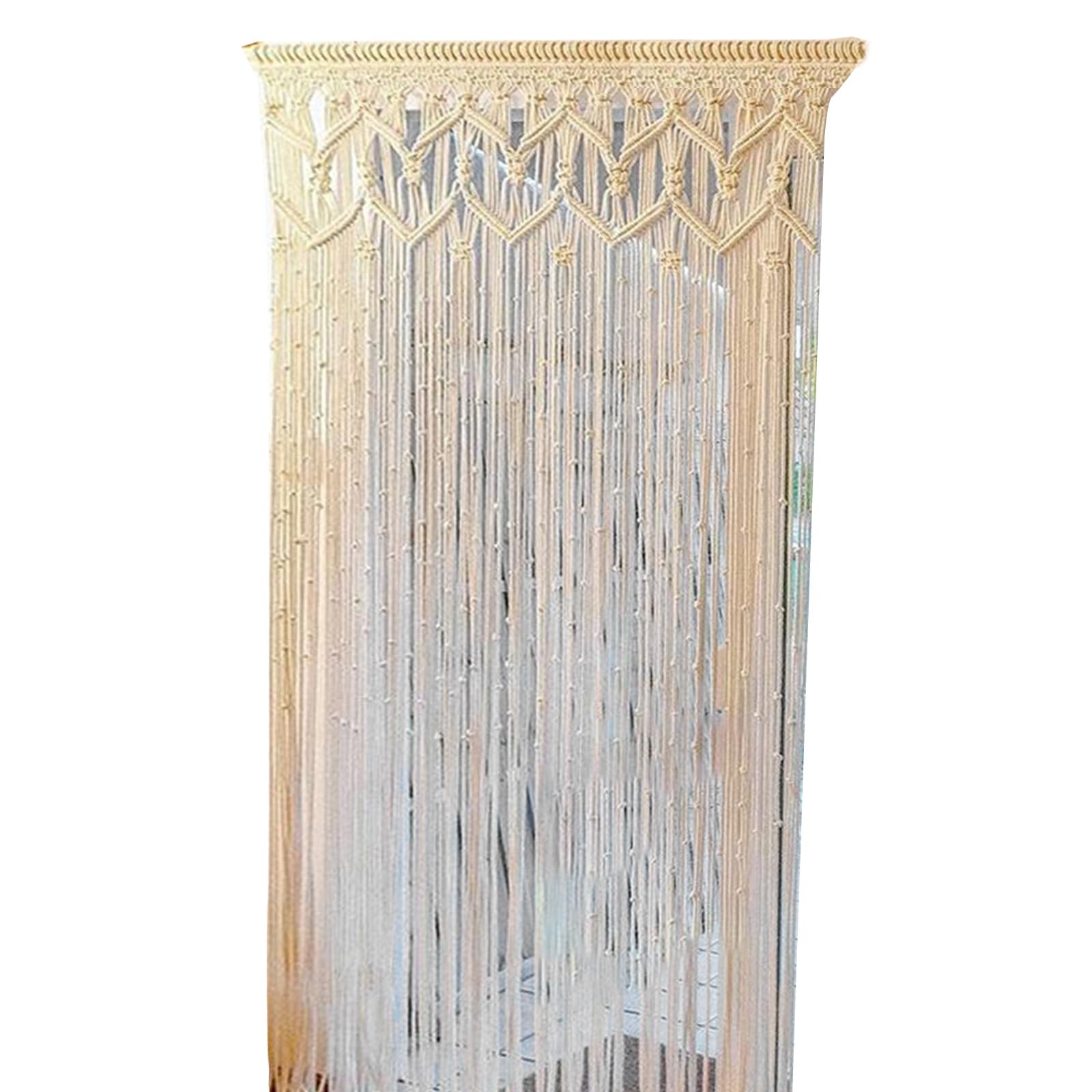 Rideaux tissés à la main en coton doux pour habiller la chambre à coucher