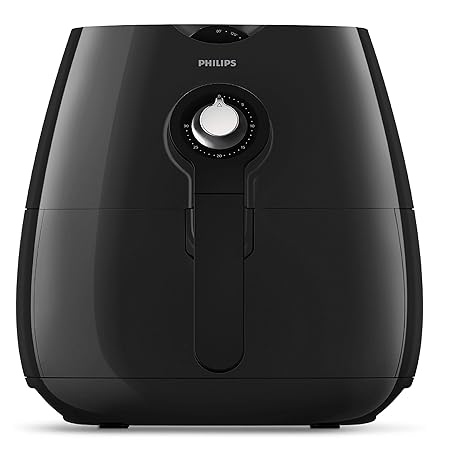 Philips Daily Collection HD9218 Air Fryer, uses up to 90% Less Fat, 1425W, with Rapid Air Technology (Black)