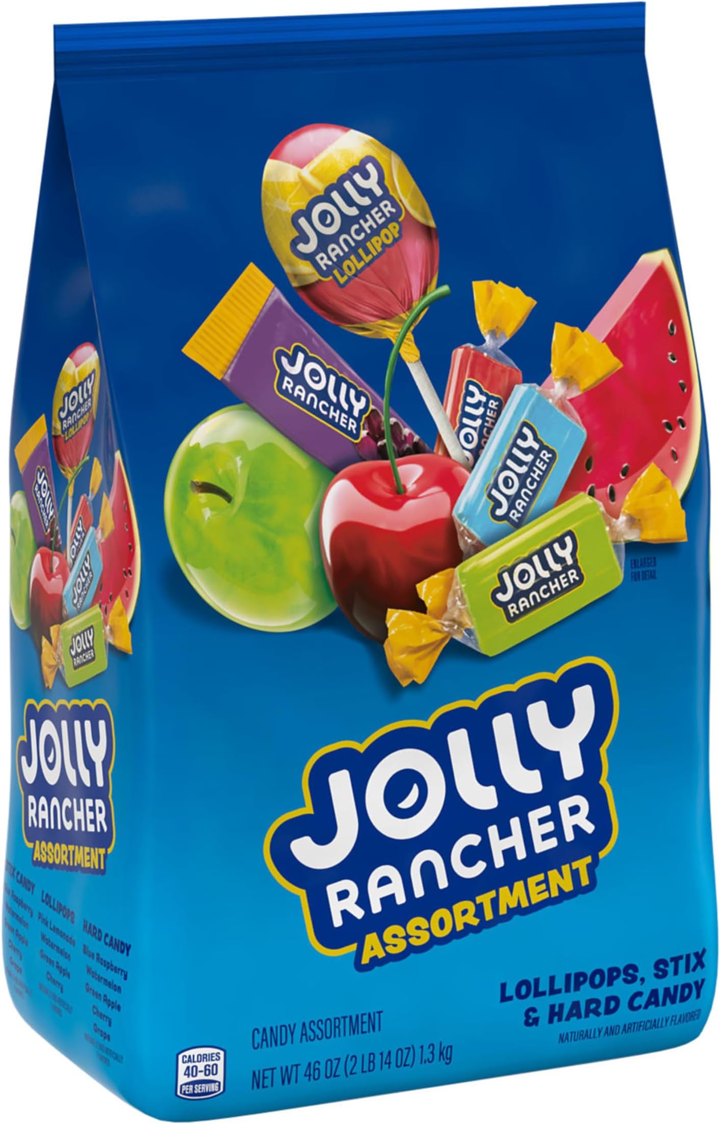 JOLLY RANCHER Assorted Fruit Flavored Hard Candy Bulk Bag, 46 oz