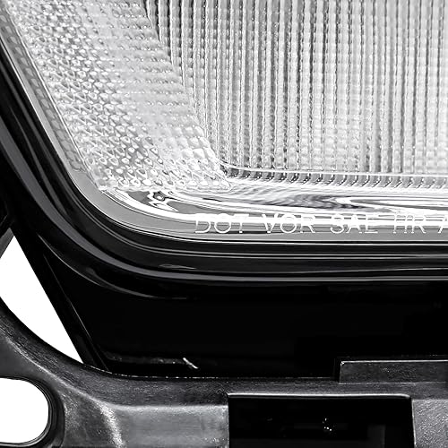Vista 9 de SPEC-D TUNING Faros delanteros cromados de doble proyector con señal de giro LED secuencial y animación de arranque compatible con Dodge Ram 2500