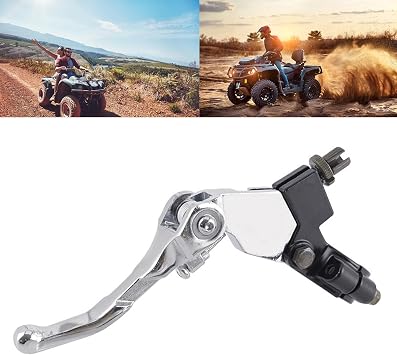 Aluminum Foldable Brake Clutches Lever for 50cc 110cc 125cc 140cc 160cc 200cc Motorcycles Pit Bikes Quick Installation Anti Break Foldable Brake Lever Motorcycle