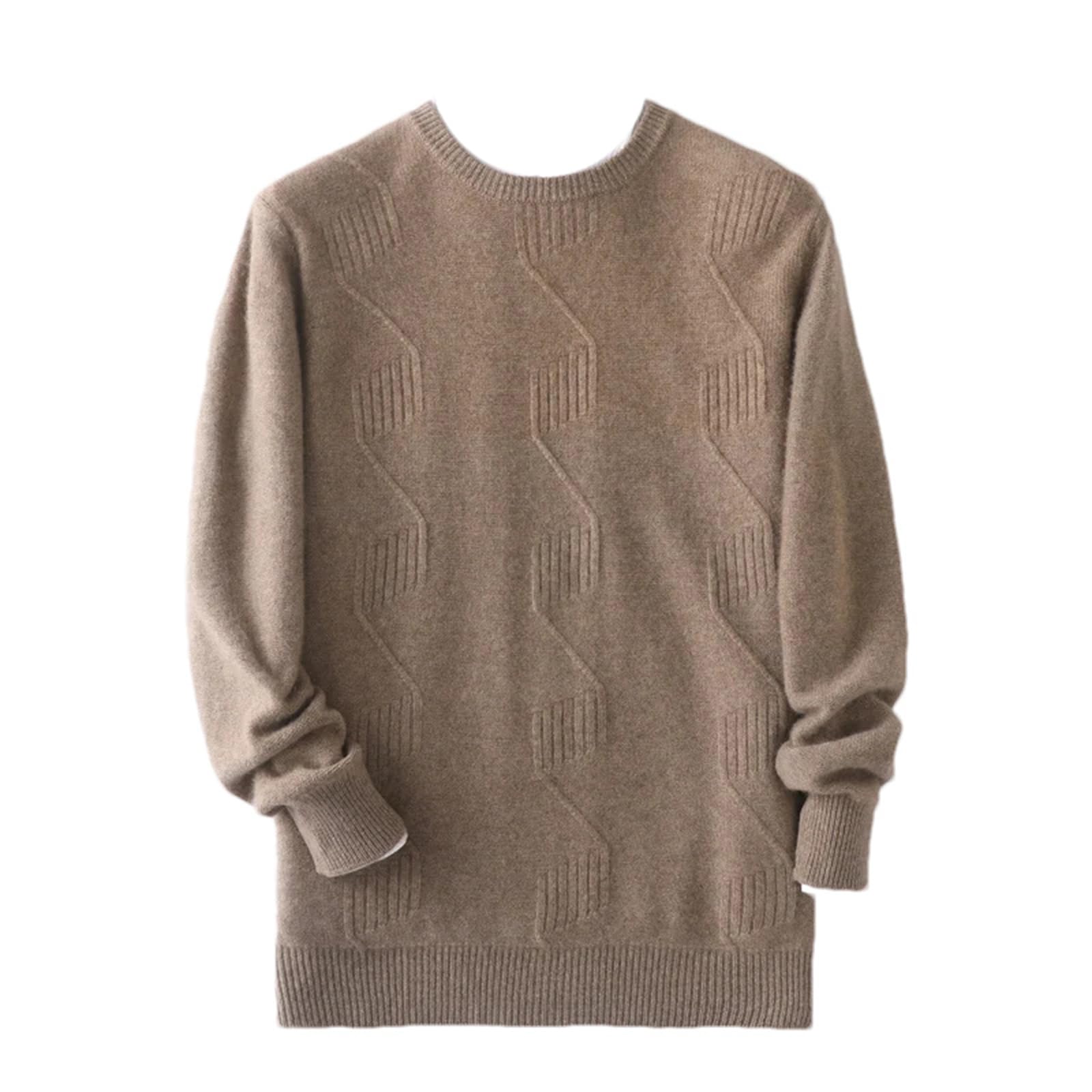 Inverno Uomini Maglione di Lana O-Collo Uomini Maglioni di Cashmere Knit Pullover per Uomo Maglieria Uomo Maglione