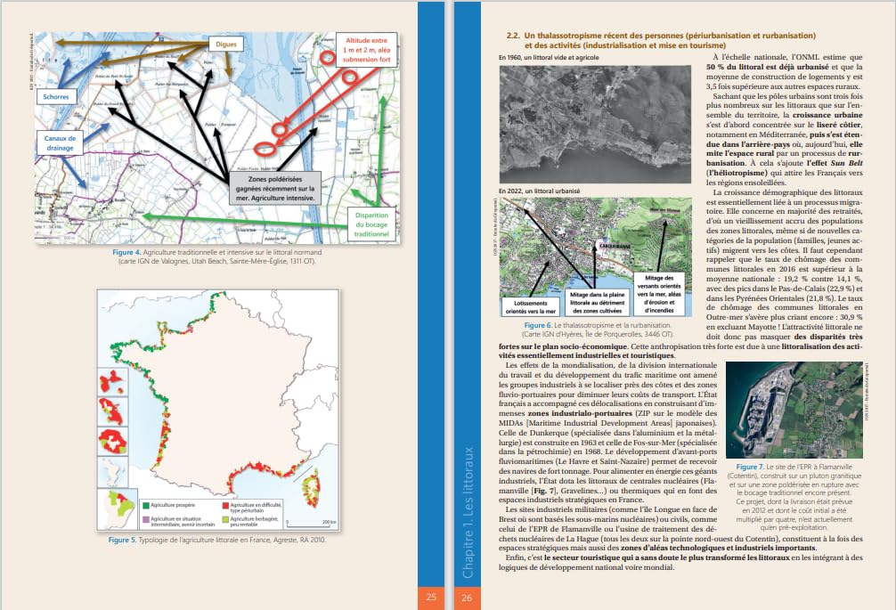 Mémento Géographie BCPST / TB / CPGE littéraires / CAPES / Agrégation - Conforme au nouveau programme: Résumés des notions – Commentaires de cartes topographiques – Sujets types – Études de documents